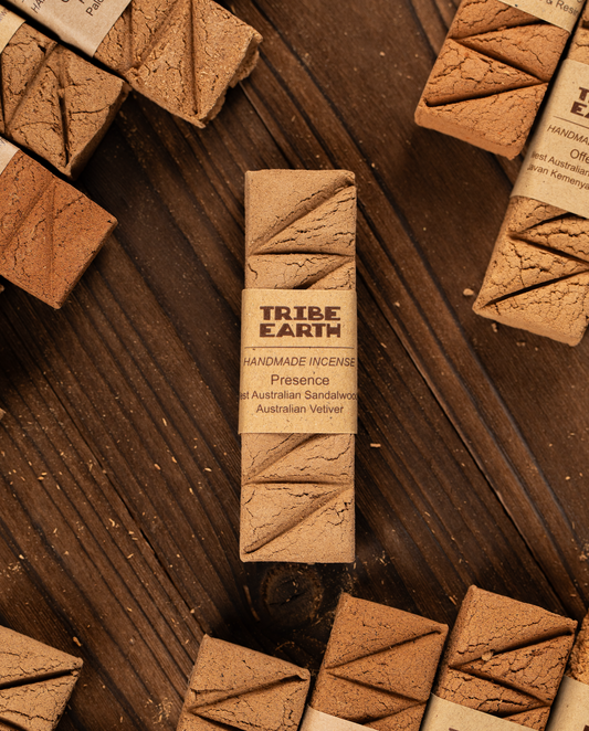 Tribe Earth Incense Plank // Presence // Australian Vetiver Grass + WA Sandalwood