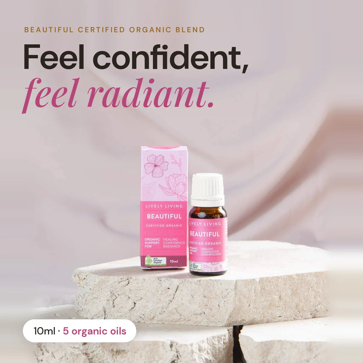 Lively Living // Beautiful ACO Certified Organic Essential Oil // 10ml