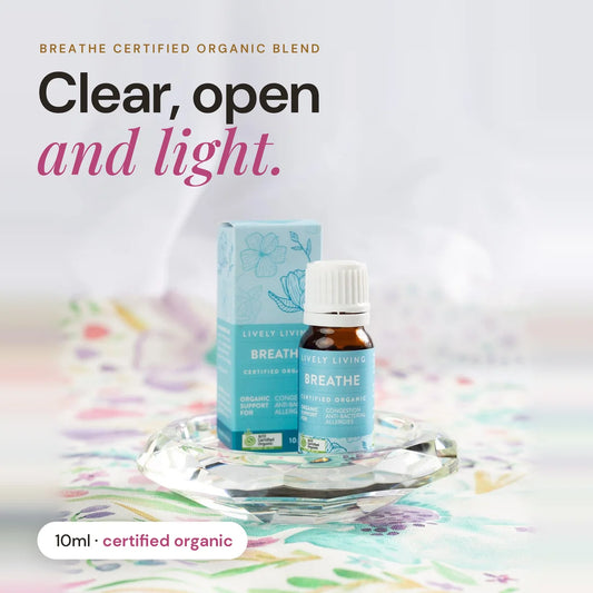 Lively Living // Breathe ACO Certified Organic Essential Oil // 10ml