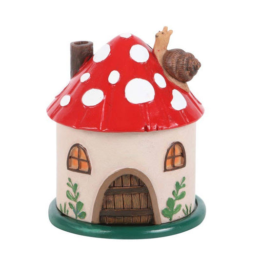 Incense Burner // Mushroom House Cone Resin