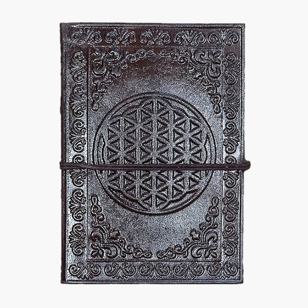 Journal // Leather Flower Of Life // XSmall