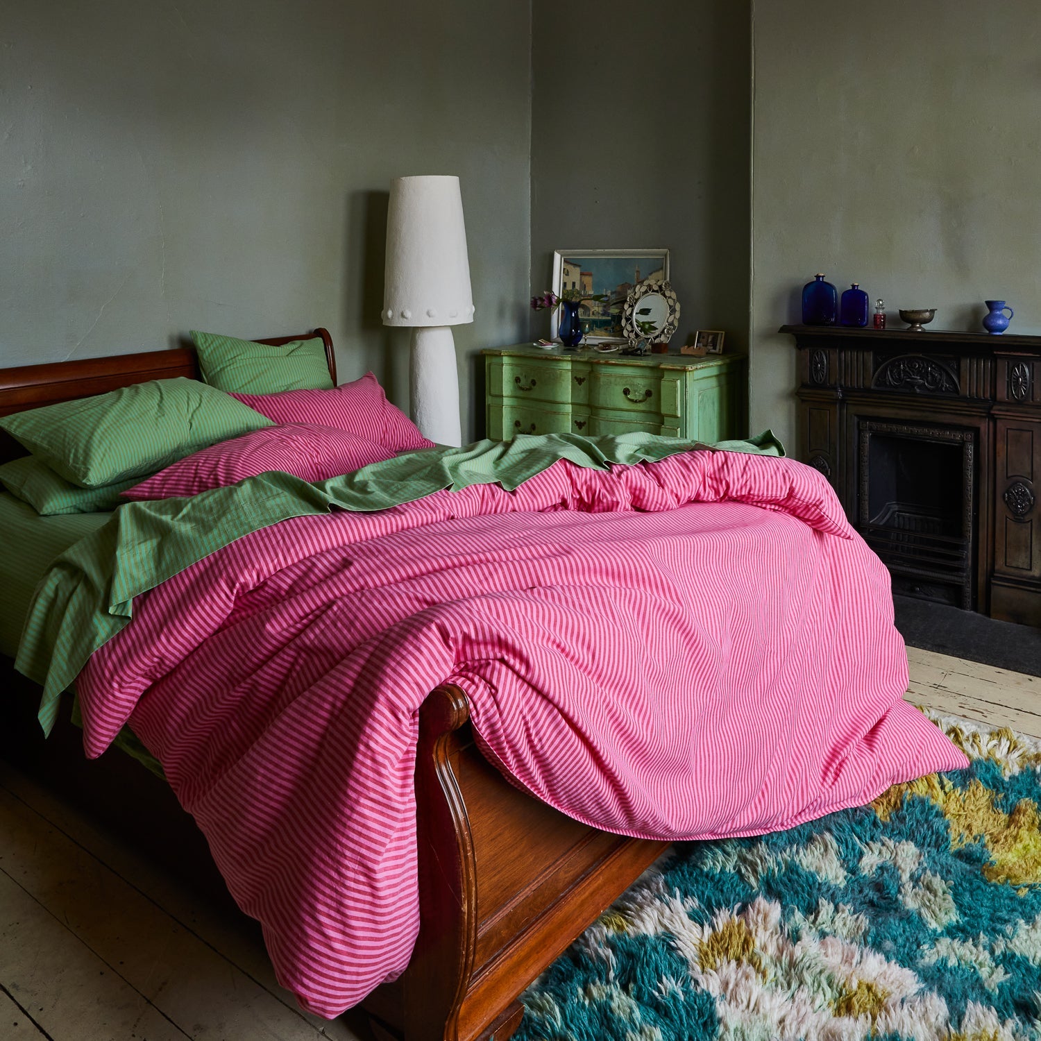 Cordell Cotton Quilt Cover - Scarlet Single