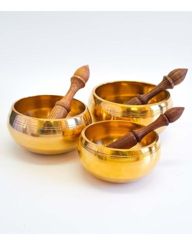 Singing Bowl // Gold Shiny