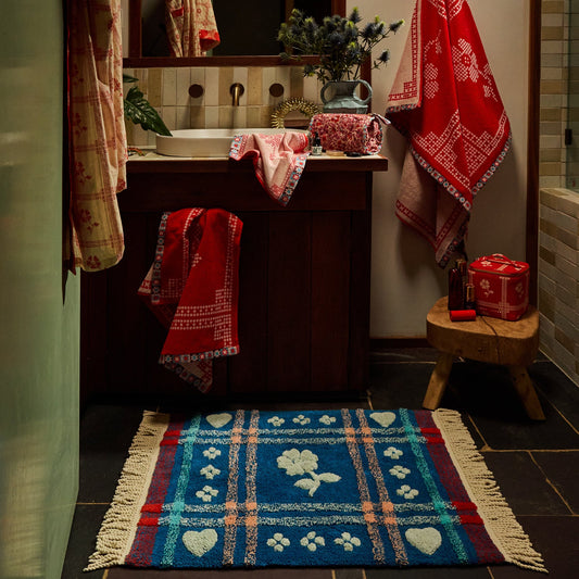 Bath Mat // Josephine // Blue Bell
