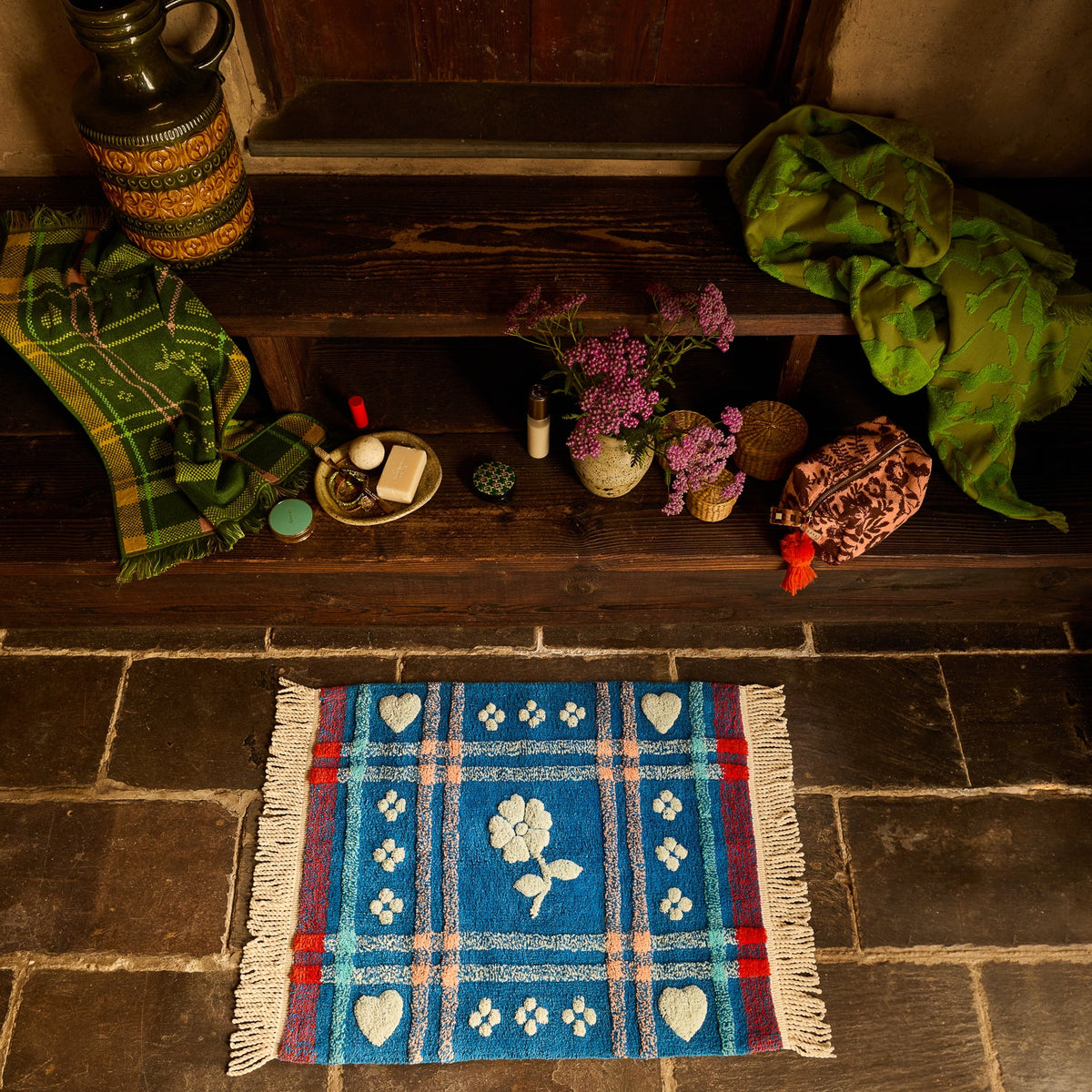 Bath Mat // Josephine // Blue Bell