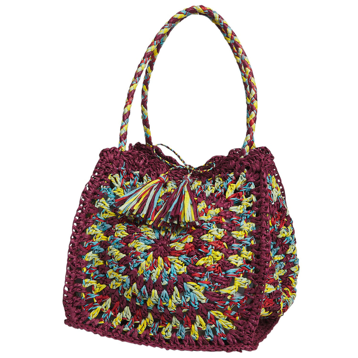 Crochet Bag // Solara // Burnt Cherry