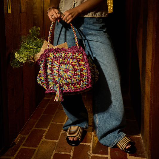 Crochet Bag // Solara // Burnt Cherry