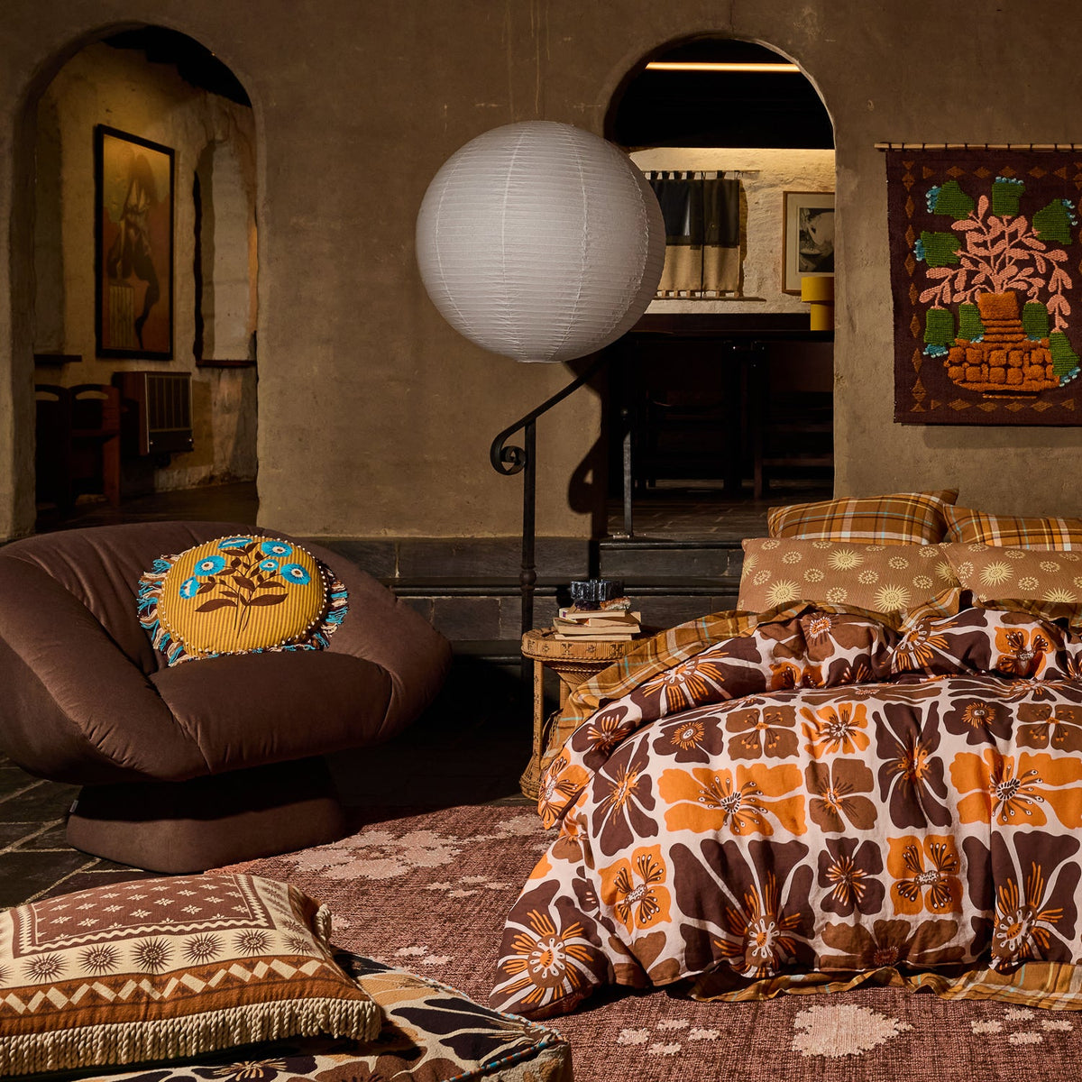 Embroidered Cushion // Layla