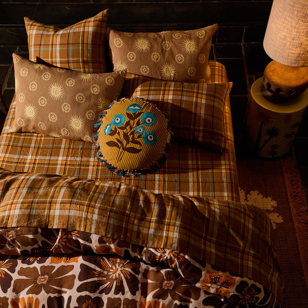 Embroidered Cushion // Layla