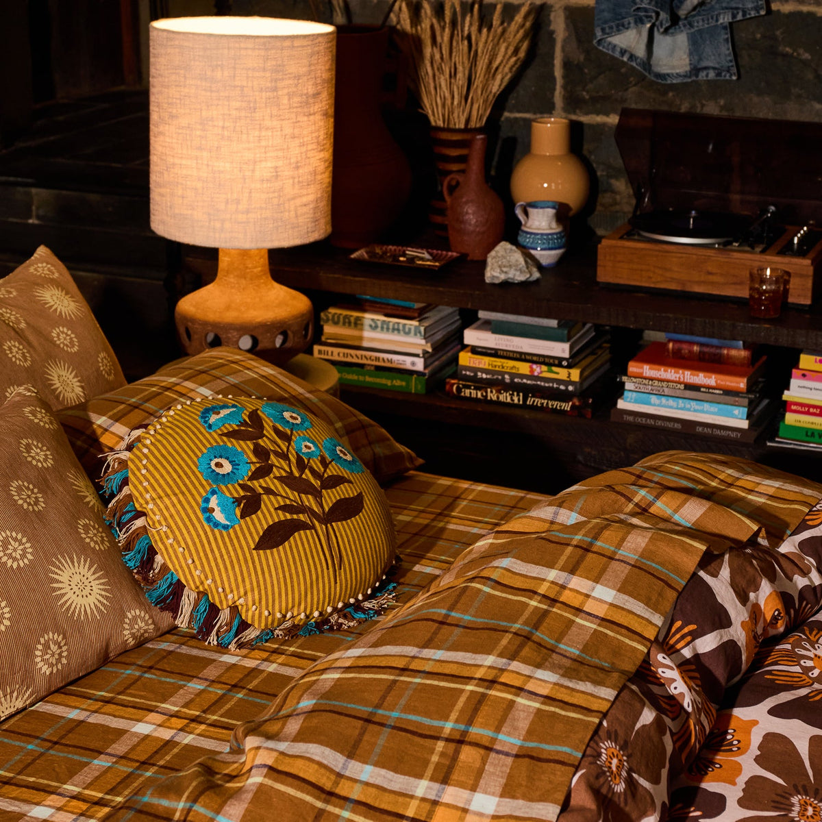 Embroidered Cushion // Layla