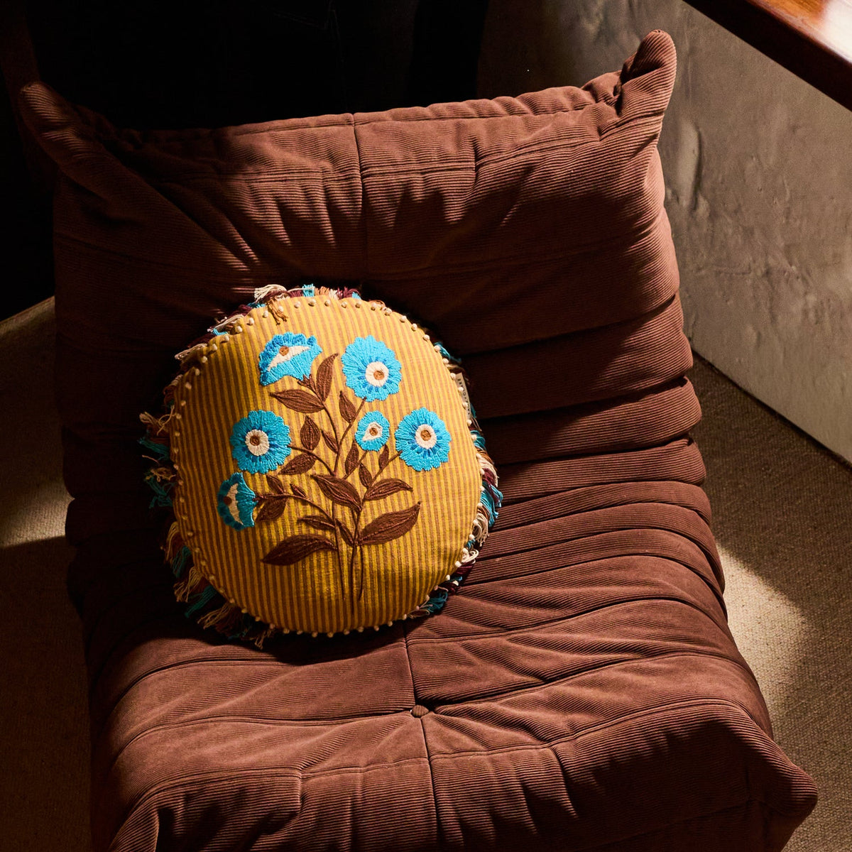 Embroidered Cushion // Layla