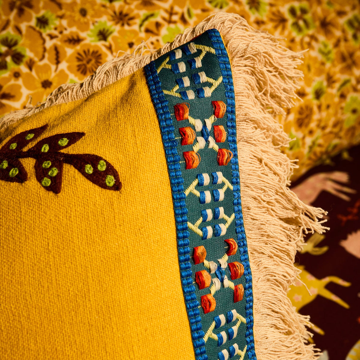 Embroidered Cushion // Arlo