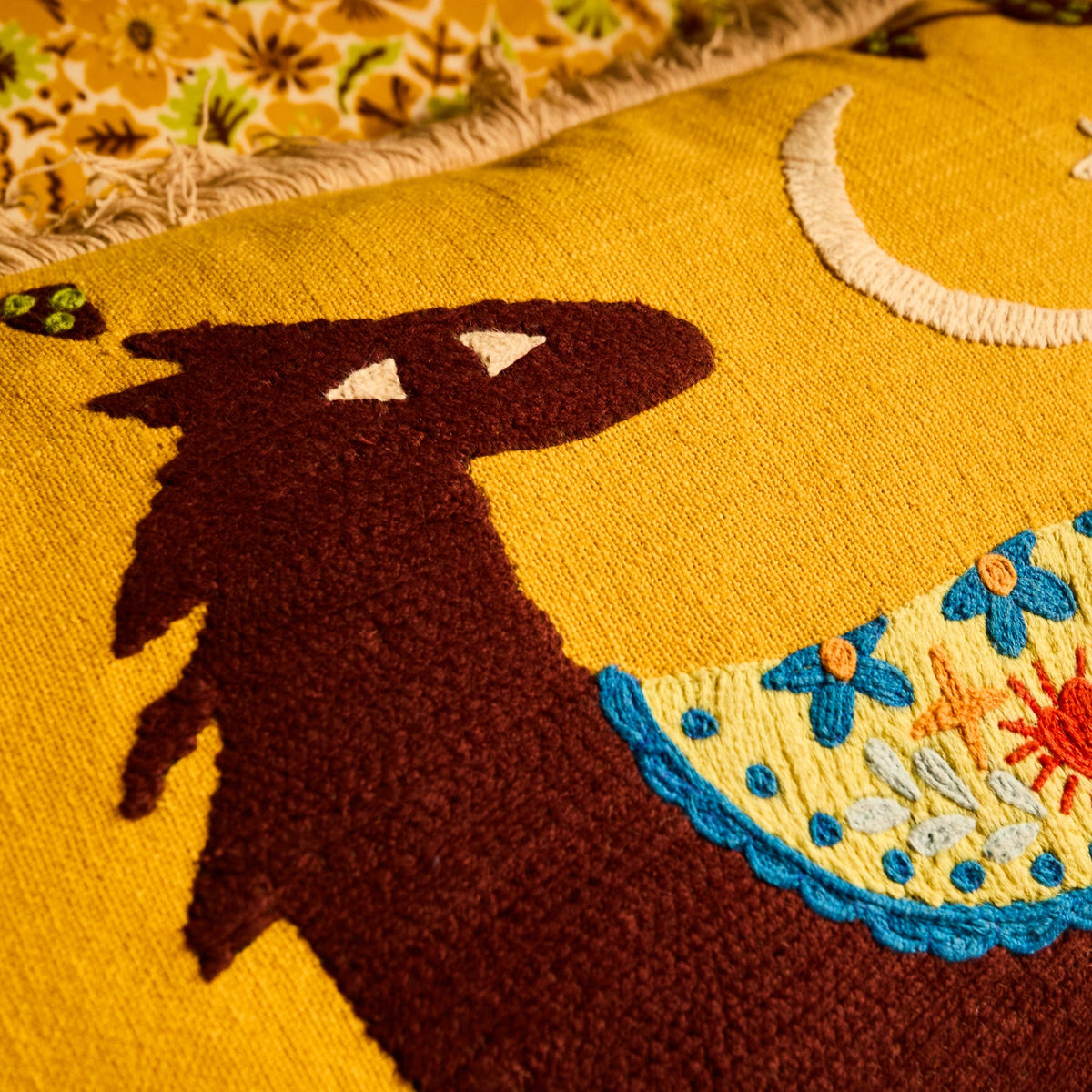 Embroidered Cushion // Arlo