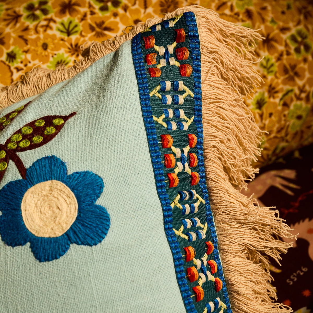 Embroidered Cushion // Arlo