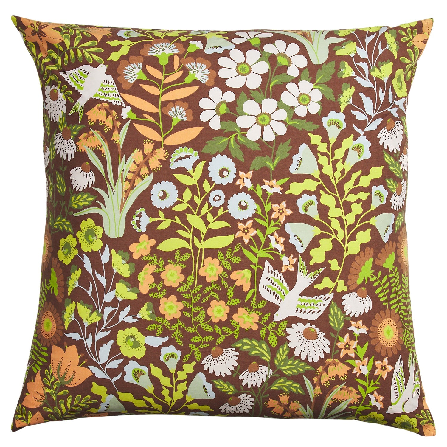 Sloane Cotton Euro Pillowcase Set - Umber