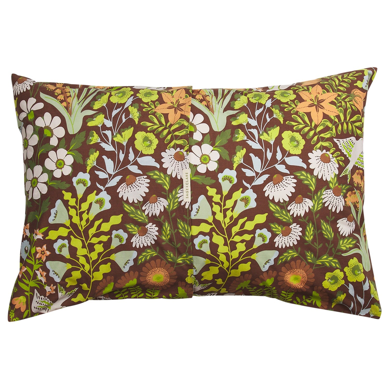 Sloane Cotton Pillowcase Set - Umber Standard