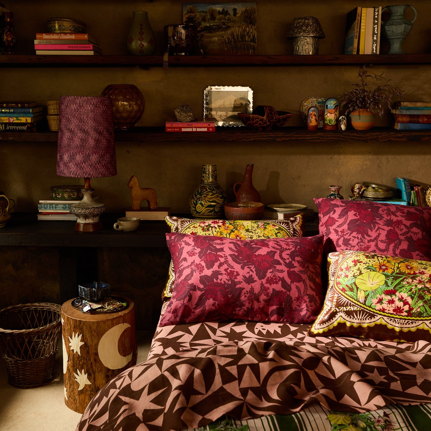 Sierra Linen Pillowcase Set - Terracotta Standard