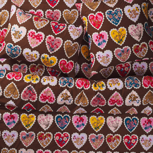 Loretta Cotton Sheets // Umber