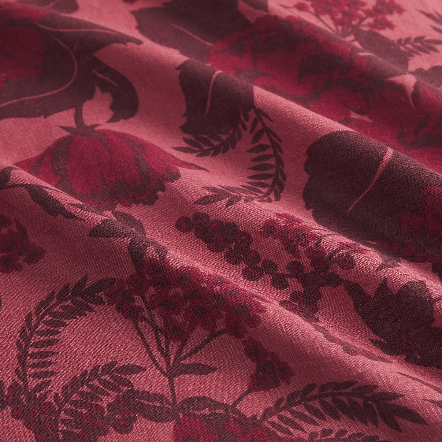 Sierra Linen Quilt Cover - Terracotta Queen
