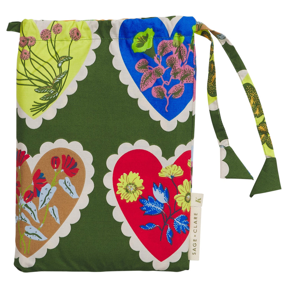 Loretta Cotton Quilt Cover // Hunter Green