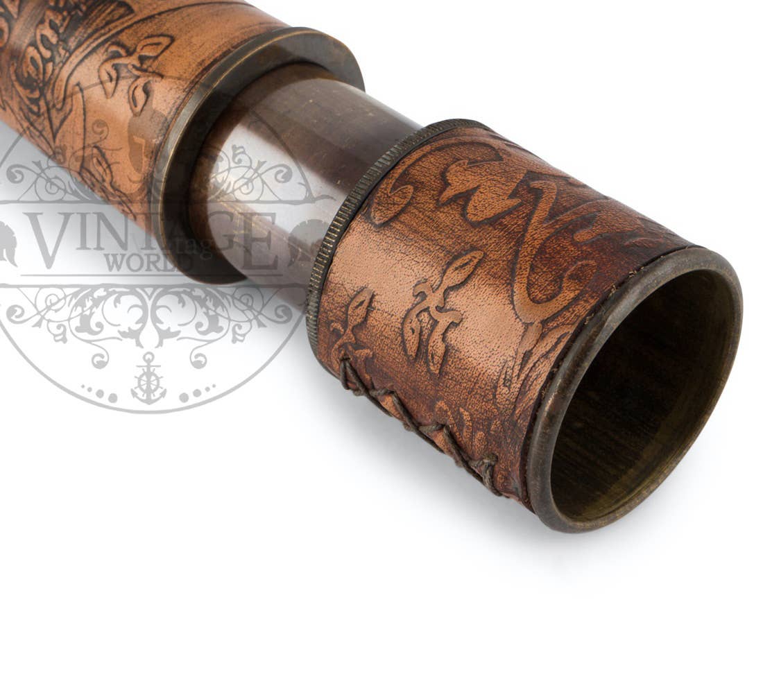 Telescope - Embossed Leather 4 Draw