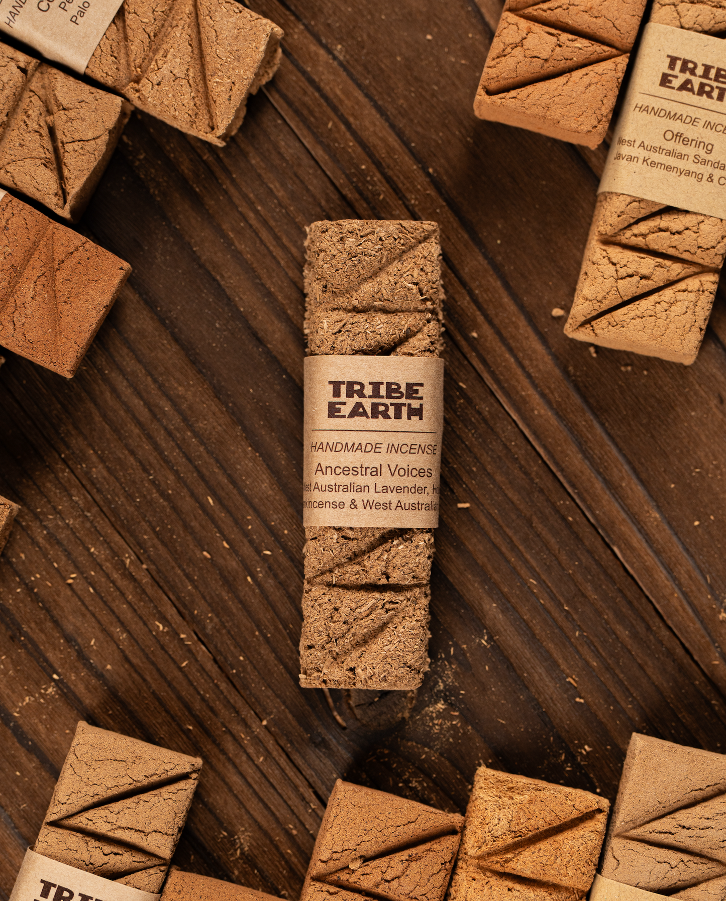 Tribe Earth Incense Plank // Ancestral Voices // Oak, Lavender + Frankincen