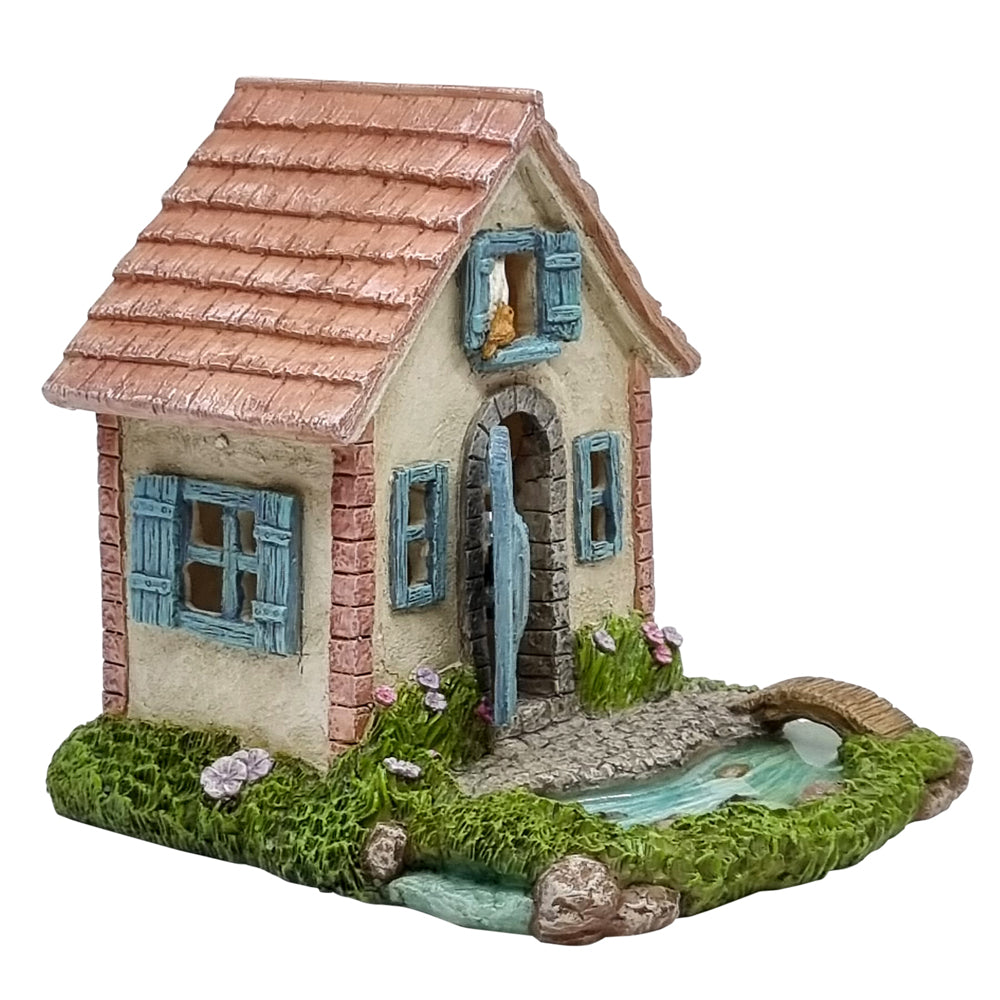 Faery House // Riverside Fairy Cottage w/Opening Door