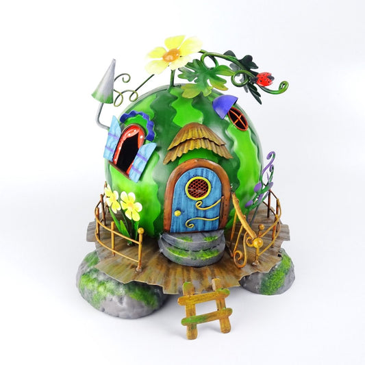 Faery // Metal Fairy House // Watermelon
