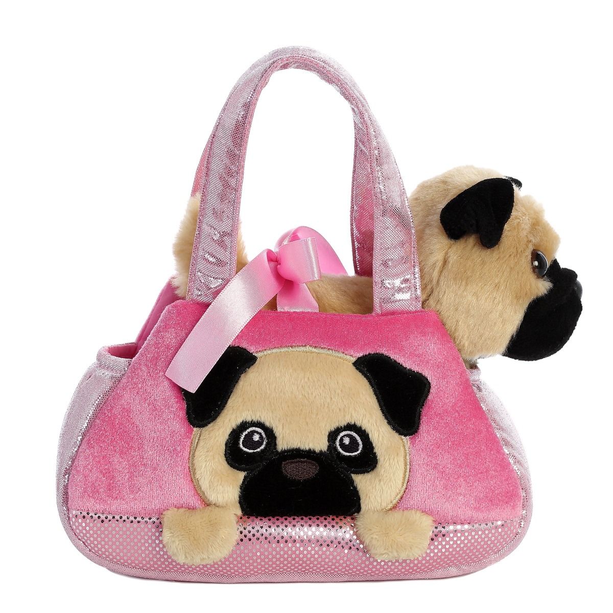 Faery // Fancy Pal Pup in Pink Pug Bag
