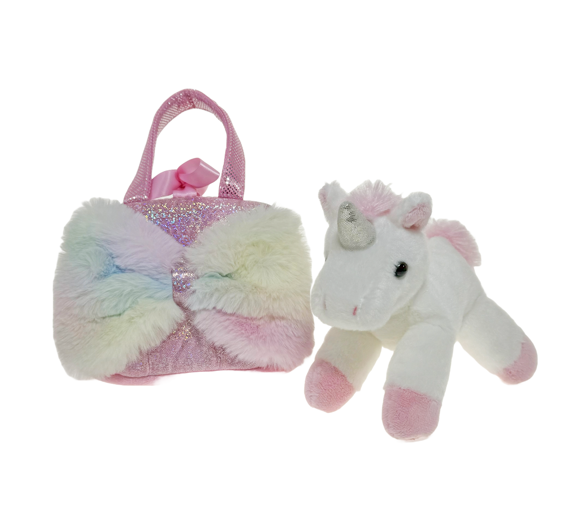 Faery // Fancy Pal Big Bow Fluffy Pink Unicorn
