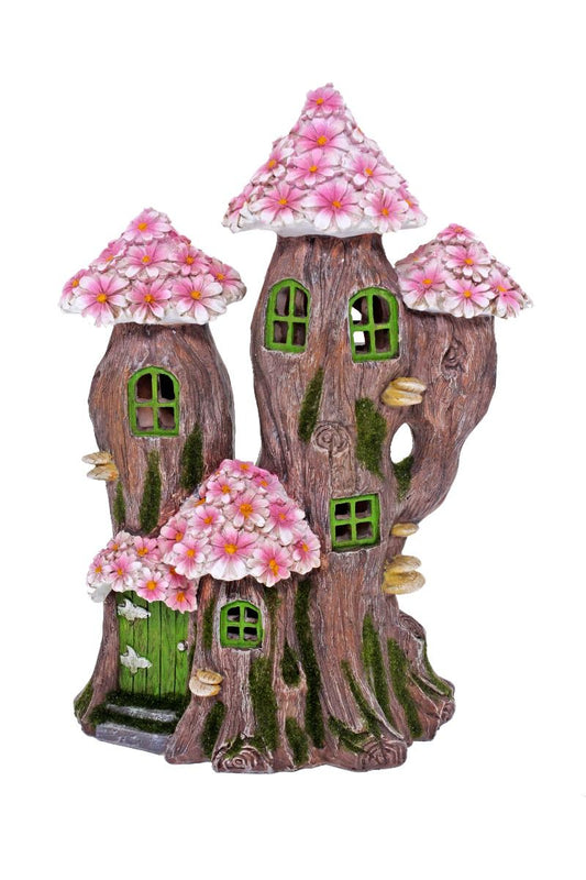 Faery // Resin Solar Flower House // 29cm