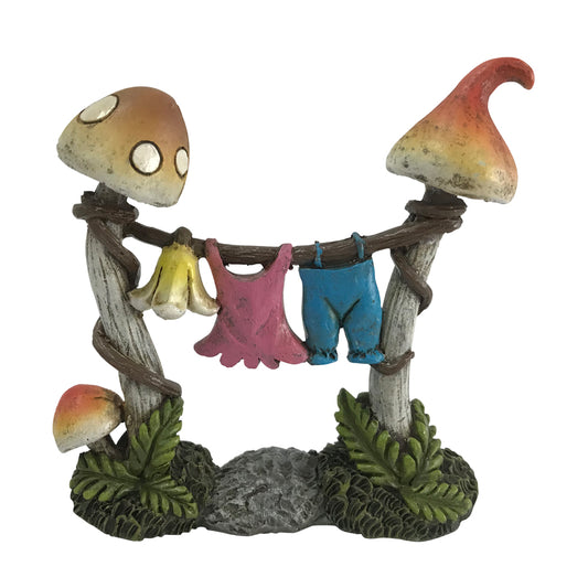 Faery Garden // Mushroom Clothesline