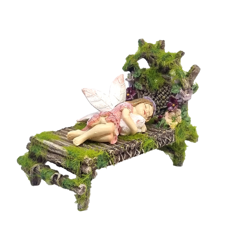 Faery Garden // Moss & Flowering Vine Chaise Lounge