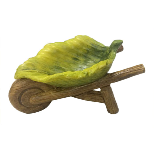 Faery Garden // Mini Leaf Wheelbarrow