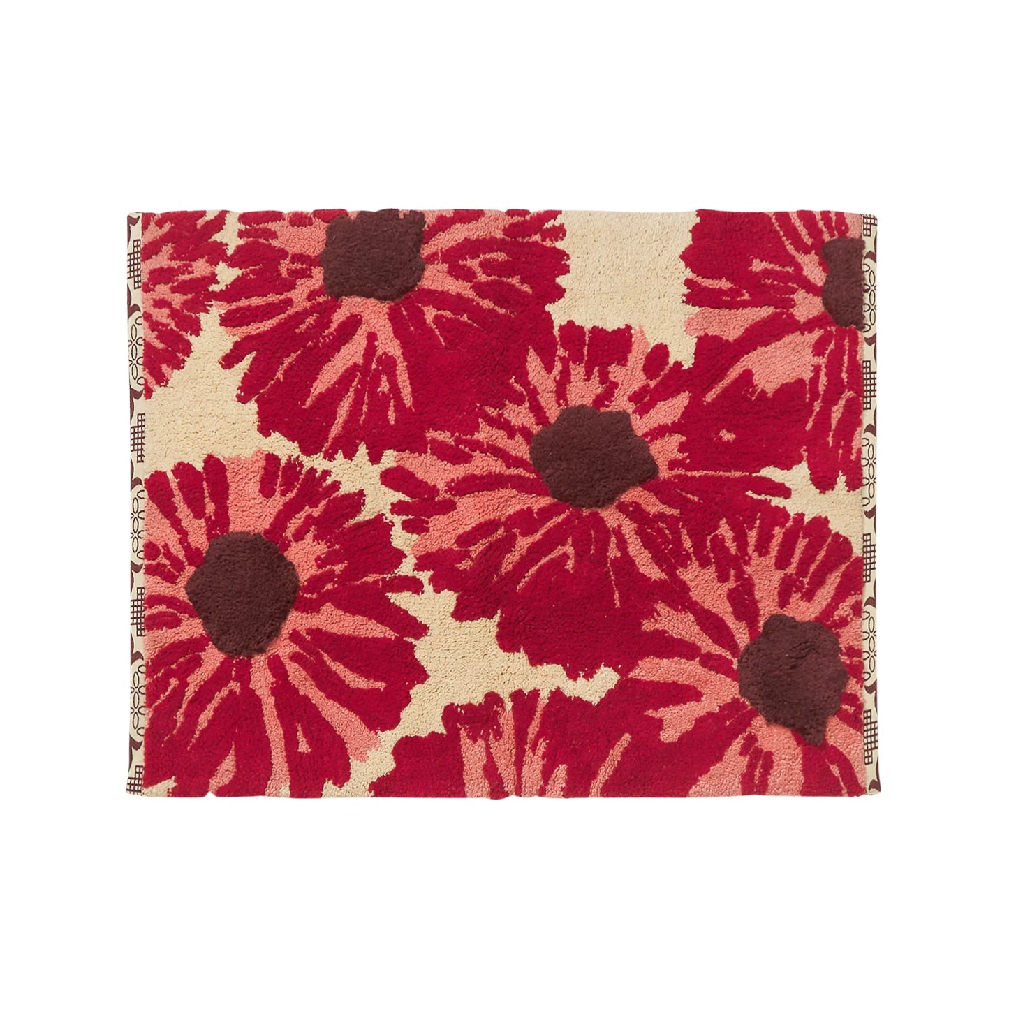 Isabella Bath Mat // Crimson