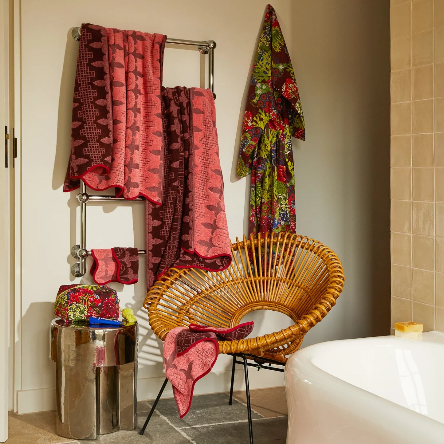 Esme Bath Sheet // Hibiscus