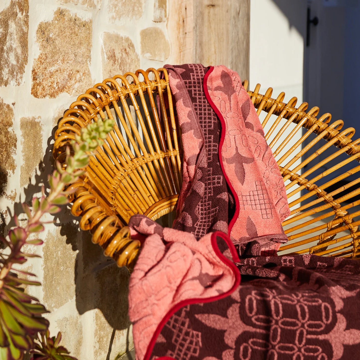 Esme Bath Sheet // Hibiscus