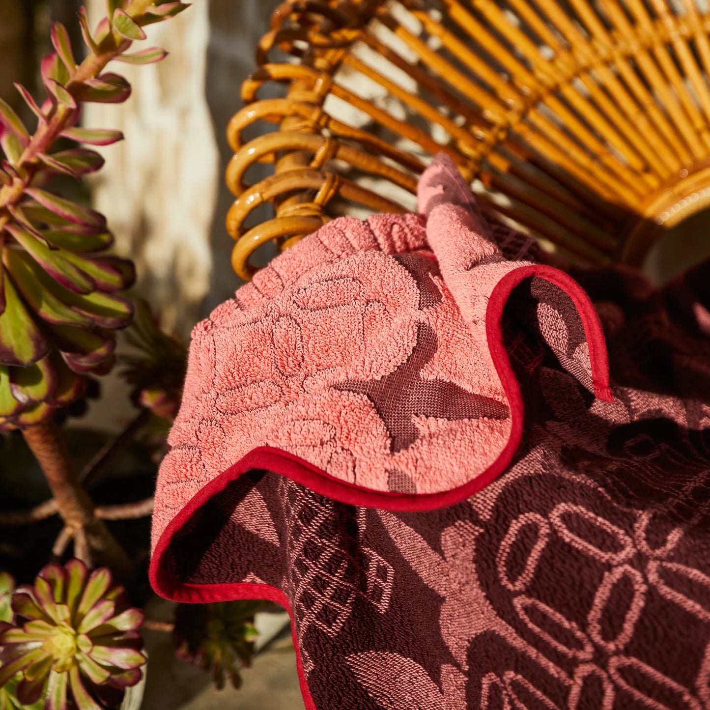Esme Bath Sheet // Hibiscus