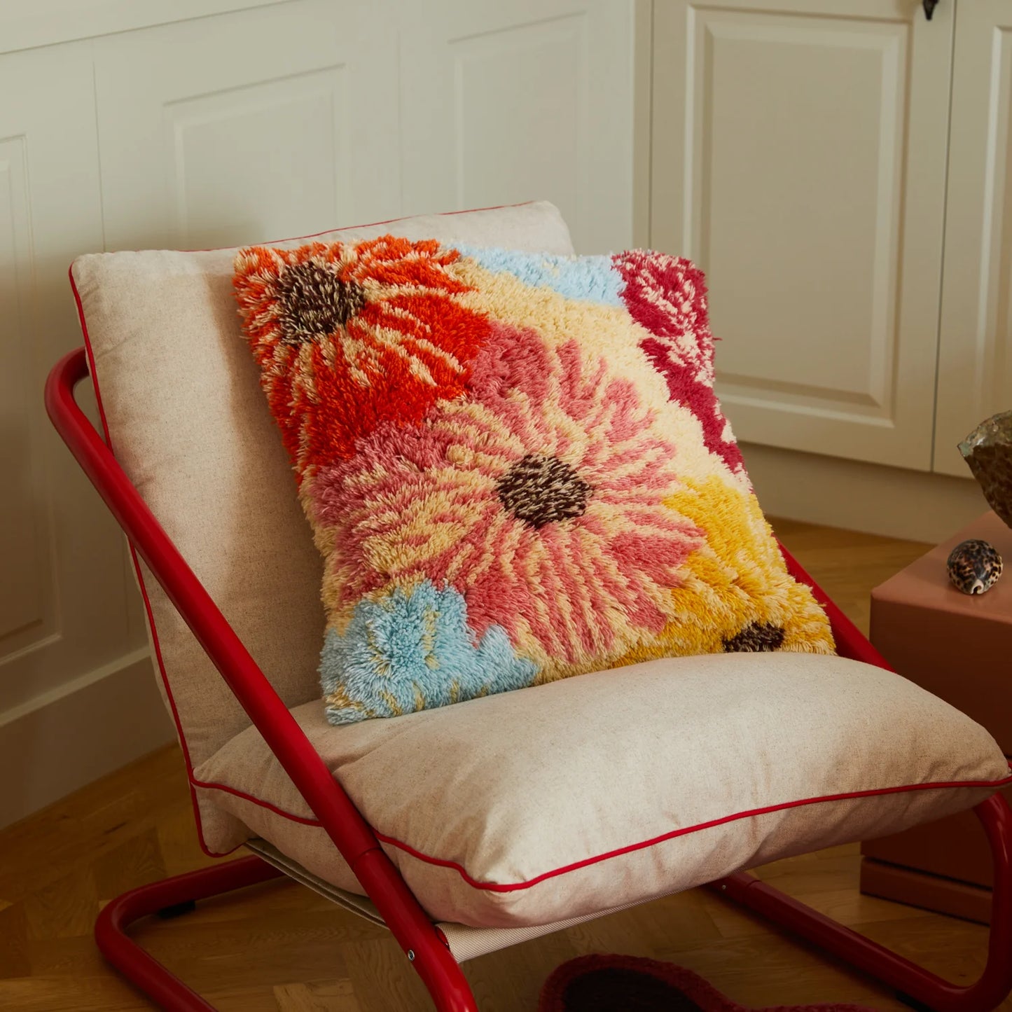 Shag Cushion // Isabella
