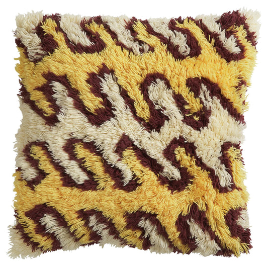 Marzia Shag Cushion // Dune