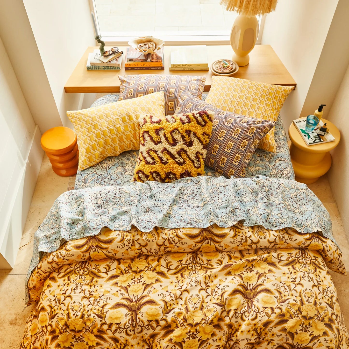 Marzia Shag Cushion // Dune