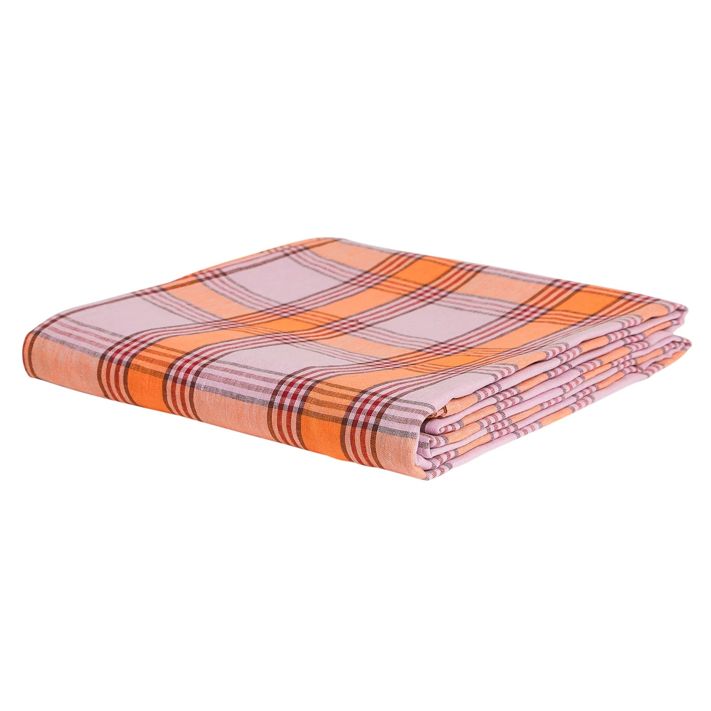Isla Linen Sheets // Vivid Coral