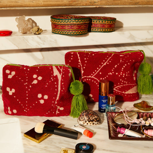 Terry Pouch // Lucia // Crimson