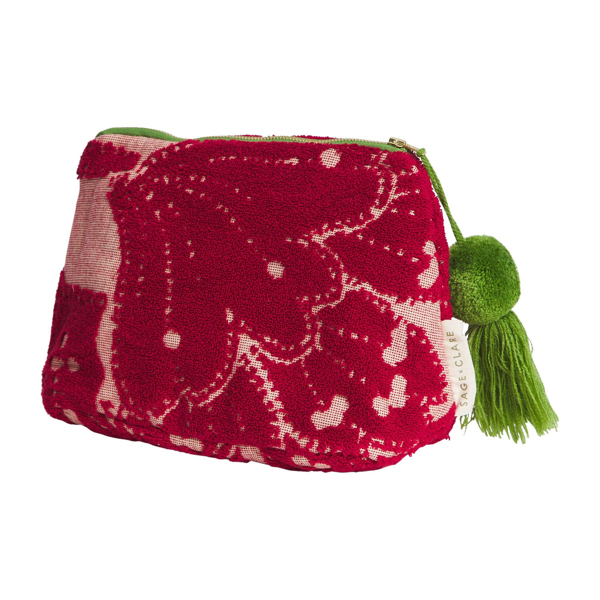 Terry Pouch // Lucia // Crimson