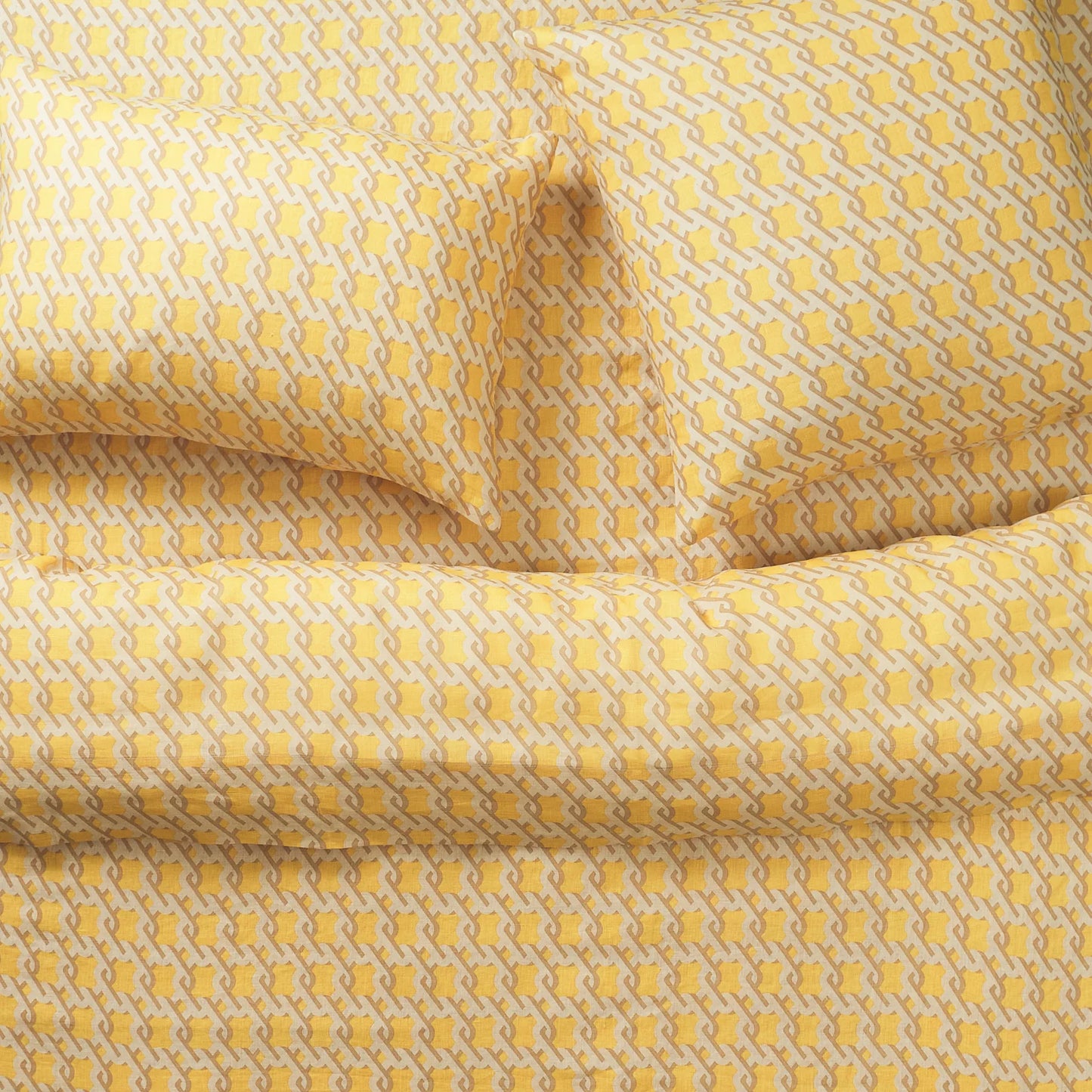 Maricela Linen Quilt Cover // Dune