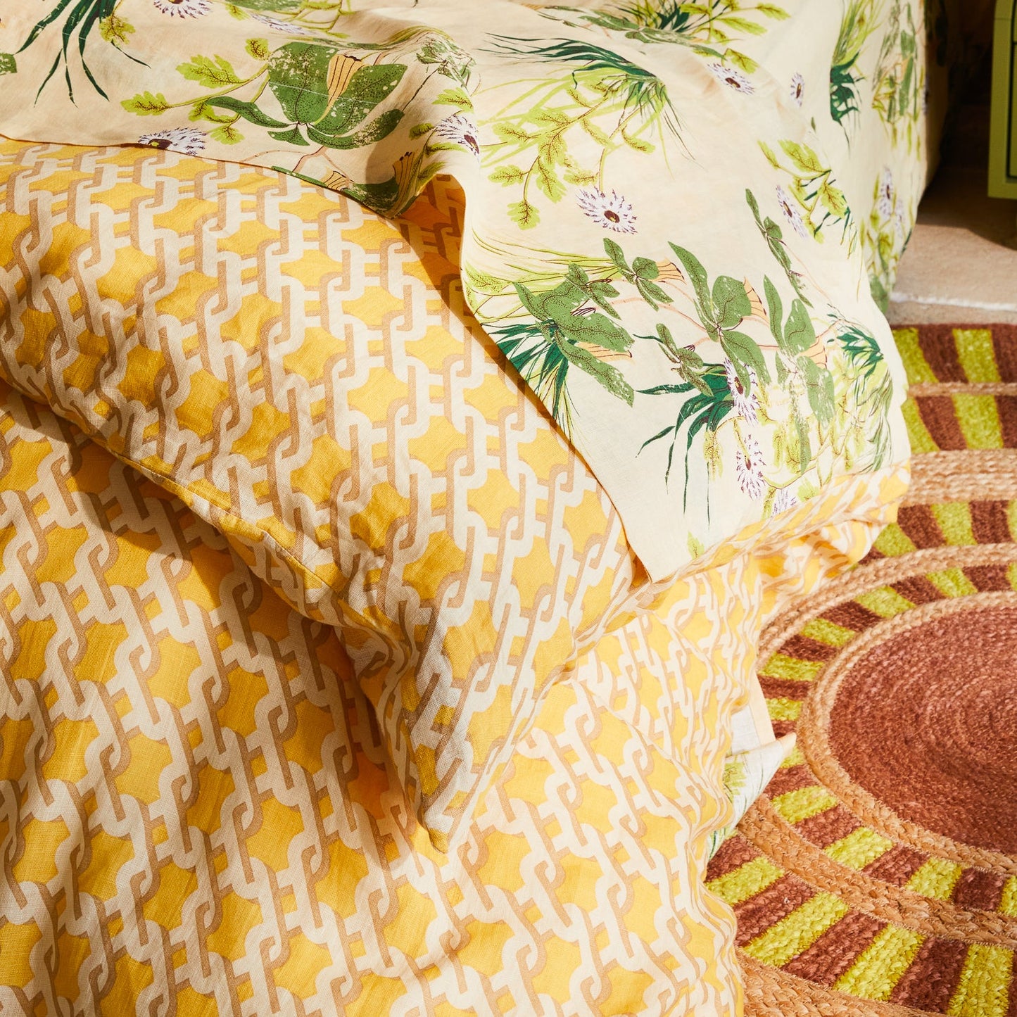 Maricela Linen Quilt Cover // Dune