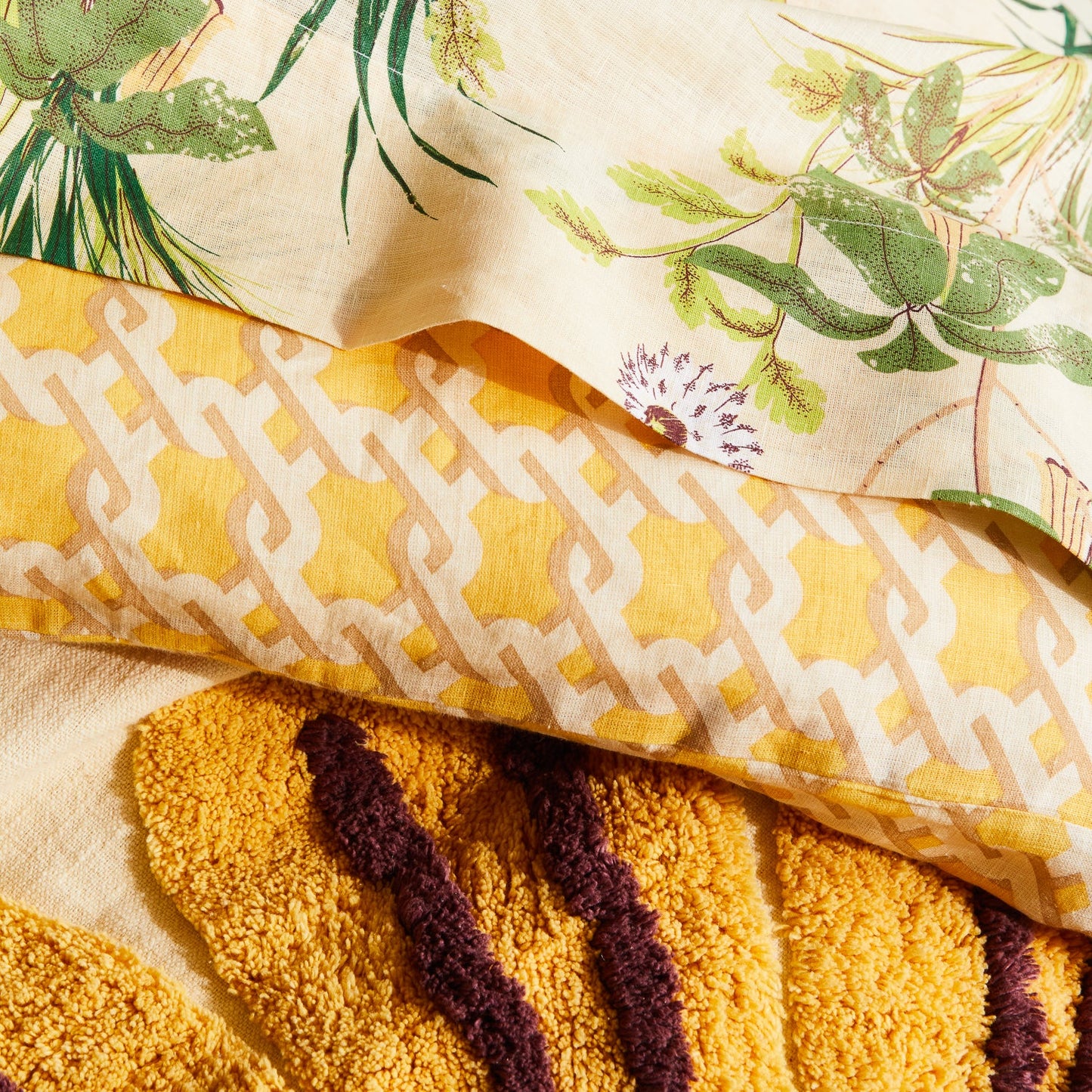 Maricela Linen Quilt Cover // Dune