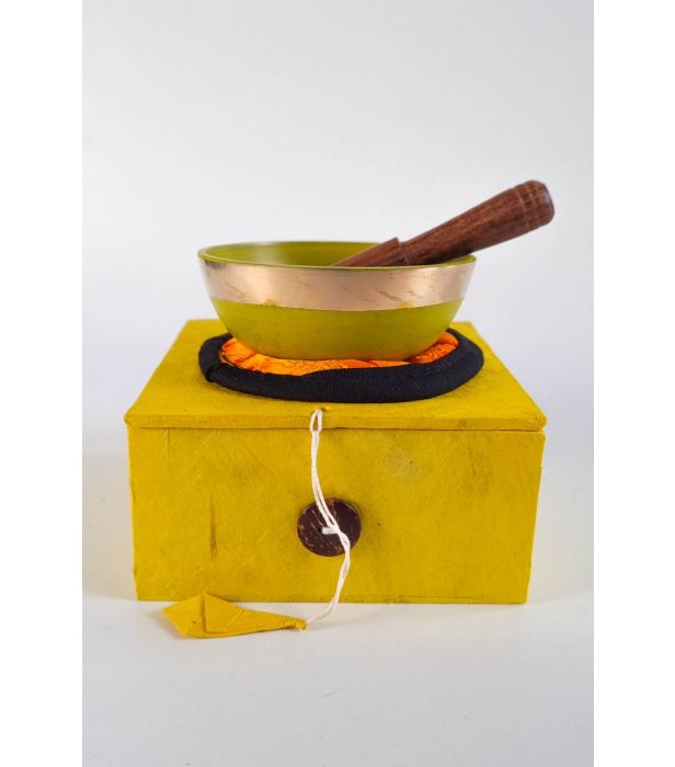 Singing Bowl // Yellow Chakra // With Box
