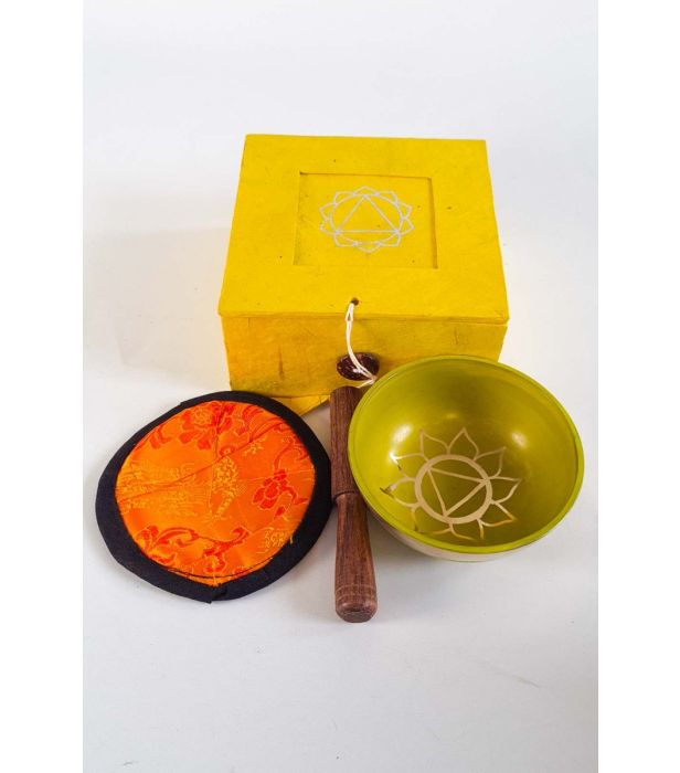 Singing Bowl // Yellow Chakra // With Box