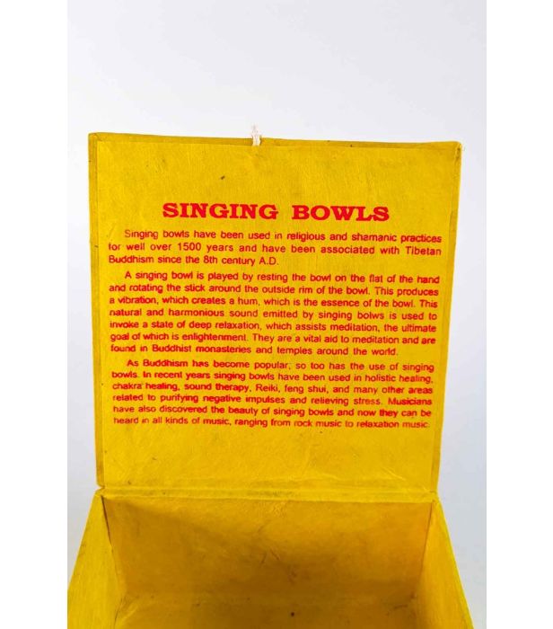 Singing Bowl // Yellow Chakra // With Box